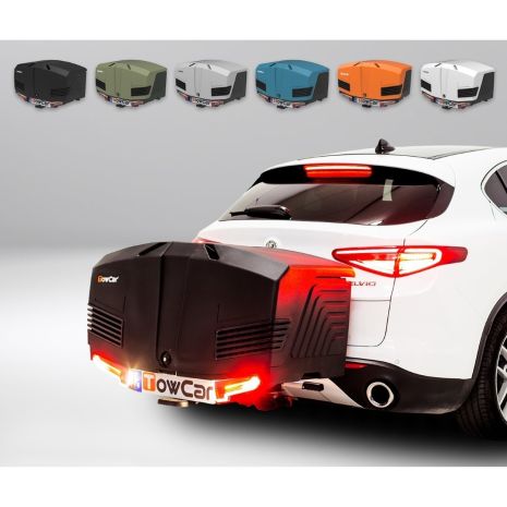 ΜΠΑΓΚΑΖΙΕΡΑ ΚΟΤΣΑΔΟΡΟΥ 400 LT TOWBOX V3 ARCTIC WHITE (ΛΕΥΚΟ) ΜΕ LED ΦΑΝΑΡΙΑ Auto Moto Tyres 