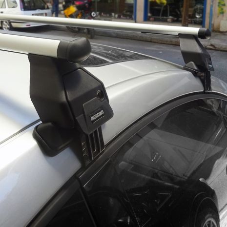 KIT ΜΕ ΜΠΑΡΕΣ ΟΡΟΦΗΣ ΓΙΑ VW BEETLE 3D 1998+ ΑΛΟΥΜΙΝΙΟΥ TEMA MENABO (AL1-3360-FIX016G)-2 ΤΕΜ. Auto Moto Tyres 