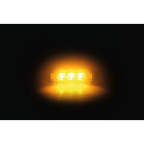 ΣΤΡΟΜΠΟ ΠΟΡΤΟΚΑΛΙ 12/24V 3 LED 4 ΧΡΗΣΕΩΝ ΑΔΙΑΒΡΟΧΟ IP67 (ΠΑΧΟΣ: 7mm) 88x30mm  LAMPA - 1 TEM. Auto Moto Tyres 