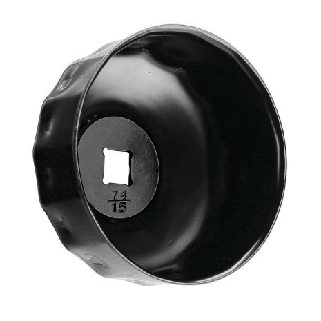 ΦΙΛΤΡΟΚΛΕΙΔΟ/ΚΛΕΙΔΙ ΦΙΛΤΡΟΥ ΛΑΔΙΟΥ MOTO ΓΙΑ ΚΑΣΤΑΝΙΑ ΔΙΑΜΕΤΡΟΣ 74mm 15 ΠΛΕΥΡΩΝ LAMPA - 1 ΤΕΜ. Auto Moto Tyres 