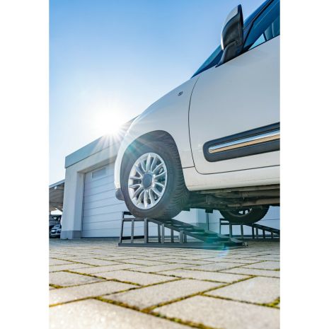 ΡΑΜΠΑ ΑΝΥΨΩΣΗΣ ΑΥΤΟΚΙΝΗΤΟΥ XL ΑΤΣΑΛΙΝΗ max200kg 94x32x27cm LAMPA - 2 ΤΕΜ. Auto Moto Tyres 