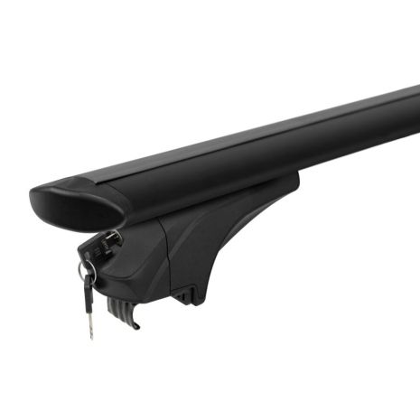 ΜΠΑΡΕΣ ΑΛΟΥΜΙΝΙΟΥ SONIC BLACK 120cm ΣΕ ΜΑΥΡΟ ΧΡΩΜΑ ΓΙΑ ΟΡΟΦΗ ΜΕ FLUSH ΚΑΙ RAISED RAILS MENABO - 2 ΤΕΜ. Auto Moto Tyres 