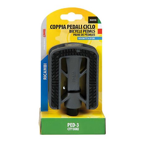 ΠΕΤΑΛΙΑ ΠΟΔΗΛΑΤΟΥ ΑΠΟ ΡΗΤΙΝΗ  ΜΕ ΑΝΑΚΛΑΣΤΗΡΕΣ/ΑΝΤΙΟΛΙΣΘΗΤΙΚΟ PVC ΓΚΡΙ ΧΡΩΜΑ CITY BIKE PED-3 2ΤΕΜ. Auto Moto Tyres 