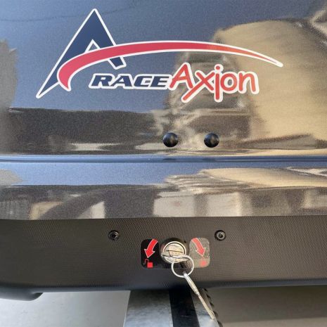 ΜΠΑΓΚΑΖΙΕΡΑ ΟΡΟΦΗΣ RACE AXION 420L 89.02.A ΣΕ ΑΝΘΡΑΚΙ ΜΕΤΑΛΛΙΚΟ ΧΡΩΜΑ ΜΕ ΓΥΑΛΙΣΤΕΡΗ ΥΦΗ (145 X 94 X 42 cm) - 1 ΤΕΜ. Auto Moto Tyres 
