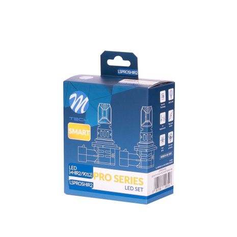 ΛΑΜΠEΣ LED HIR2 12V 6.000K 4.600lm LED CANBUS CSP3570 PRO SMART SERIES  M-TECH - 2 ΤΕΜ. Auto Moto Tyres 