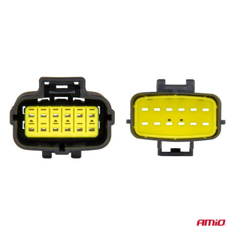 ΦΙΣΑ ΣΥΝΔΕΣΗΣ ΜΕ ΥΠΟΔΟΧΗ 12 PIN Φ2,2mm ΑΔΙΑΒΡΟΧΗ AMIO - 1 τεμ. Auto Moto Tyres 