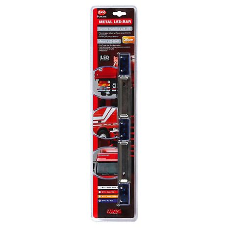 ΜΕΤΑΛΛΙΚΗ ΜΠΑΡΑ ΜΕ 3 ΦΩΤΑ LED 24V Auto Moto Tyres 