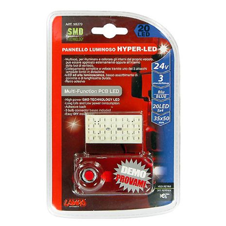 ΠΑΝΕΛ 20SMD 24V 25x50mm Auto Moto Tyres 