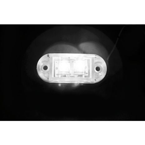 ΦΩΣ ΦΟΡΤΗΓΟΥ 2LED ΛΕΥΚΟ 24V 72mm Auto Moto Tyres 