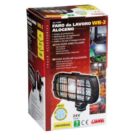 ΠΡΟΒΟΛΕΑΣ ΕΡΓΑΣΙΑΣ WB-2 12/24V (24V-H1-70W )  195x 100x 110 mm ΑΛΟΓΟΝΟΥ -1ΤΕΜ. Auto Moto Tyres 