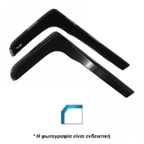 ΑΝΕΜΟΘΡΑΥΣΤΕΣ ΓΙΑ MERCEDES 817 2D 1991+  / AXOR 2D 2001+  ΖΕΥΓΑΡΙ ΦΟΡΤΗΓΟΥ ΑΠΟ ΕΥΚΑΜΠΤΟ ΦΙΜΕ ΠΛΑΣΤΙΚΟ HEKO - 2 ΤΕΜ. Auto Moto Tyres 