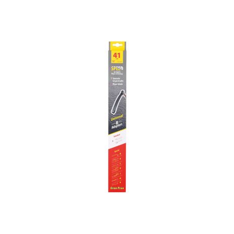 ΥΑΛΟΚΑΘΑΡΙΣΤΗΡΑΣ GRAN PREE SPEED MULTI-FIT ΜΕ 6 ΑΝΤΑΠΤΟΡΕΣ 41CM 16'' LAMPA - 1 TEM. Auto Moto Tyres 