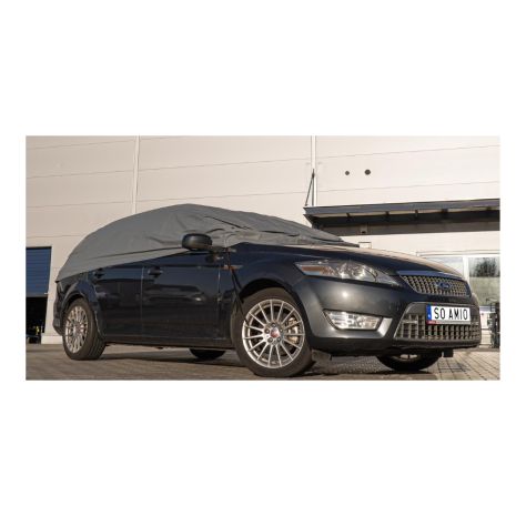 ΚΟΥΚΟΥΛΑ ΜΙΣΗ / ΗΜΙ-ΚΑΛΥΜΜΑ ΑΥΤΟΚΙΝΗΤΟΥ COMBI/SW ΣΕ ΓΚΡΙ ΧΡΩΜΑ ΜΕ ΤΣΑΝΤΑ ΜΕΤΑΦΟΡΑΣ ΑΜΙΟ - 1 ΤΕΜ. Auto Moto Tyres 