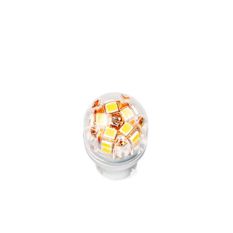 ΛΑΜΠΑΚΙ PY21W 12/24V 21W BAU15s 15x2835SMD 210lm ΜΟΝΟΠΟΛΙΚΟ ΠΑΡΑΚΕΝΤΡΟ CAN-BUS PLATINUM ΠΟΡΤΟΚΑΛΙ - 1 ΤΕΜ. Auto Moto Tyres 