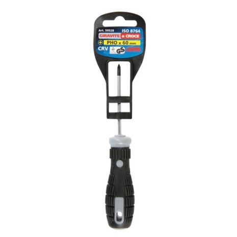 ΚΑΤΣΑΒΙΔΙ ΣΤΑΥΡΟΣ (ΣΤΑΥΡΟΚΑΤΣΑΒΙΔΟ) ΜΕ ΜΑΓΝΗΤΙΚΗ ΜΥΤΗ  ΧΡΩΜΙΟ-ΒΑΝΑΔΙΟ (CRV)/ ISO8764 PH0x60mm 1ΤΕΜ Auto Moto Tyres 