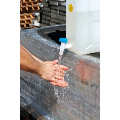 ΜΠΕΤΟΝΙ ΠΛΑΣΤΙΚΟ ΜΕ ΒΡΥΣΗ ΓΙΑ ΠΟΣΙΜΟ ΝΕΡΟ (ΥΛΙΚΟ HDPE) ΜΕ ΣΤΟΜΙΟ 48mm /22LT JERRY CAN Auto Moto Tyres 