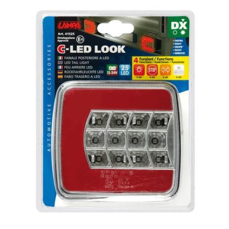 ΔΕΞΙ ΠΙΣΩ ΦΑΝΑΡΙ 12/24V C-LED LOOK (25 LED) - 1ΤΕΜ. Auto Moto Tyres 
