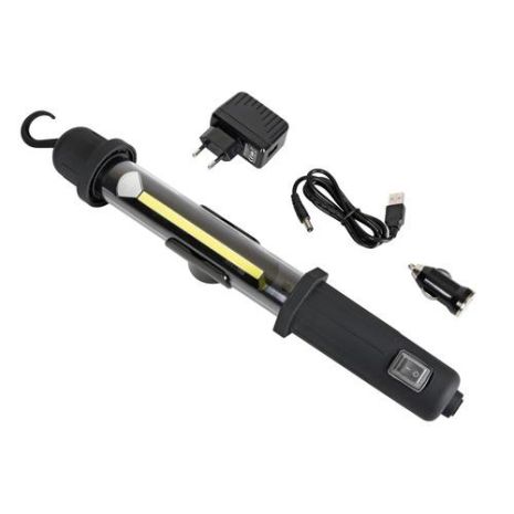 ΦΑΚΟΣ GL-4 12/24/230V ΜΕ 11LED 560lm 6W 7.000K PRO-SERIES ΑΔΙΑΒΡΟΧΟΣ ΜΕ ΜΑΓΝΗΤΙΚΗ ΒΑΣΗ+ΓΑΝΤΖΟΣ Auto Moto Tyres 