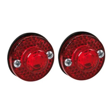 Φώτα Ογκου Φορτηγού 24V 1 Led 2τεμ Κόκκινα R-14 Auto Moto Tyres 