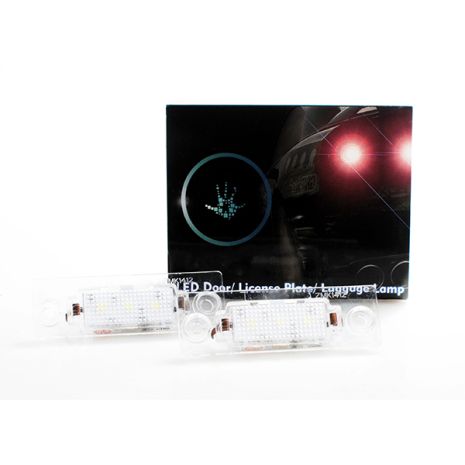 ΦΩΤΑ ΠΙΝΑΚΙΔΑΣ LED VW / PORSCHE MTECH - 2 ΤΜΧ. Auto Moto Tyres 