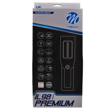 ΦΑΚΟΣ ΕΡΓΑΣΙΑΣ OSRAM 1+15LED 80+240lm 3 ΛΕΙΤΟΥΡΓΙΩΝ (ΛΕΥΚΟ) 225x55x40mm M-TECH Auto Moto Tyres 