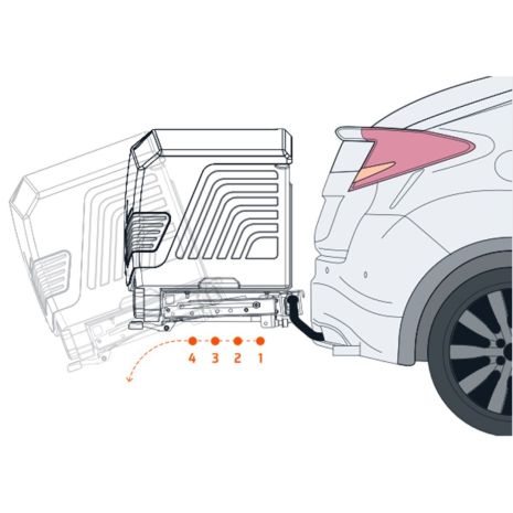 ΜΠΑΓΚΑΖΙΕΡΑ ΚΟΤΣΑΔΟΡΟΥ 400 LT TOWBOX V3 MARINE BLUE (ΜΠΛΕ) ΜΕ LED ΦΑΝΑΡΙΑ Auto Moto Tyres 