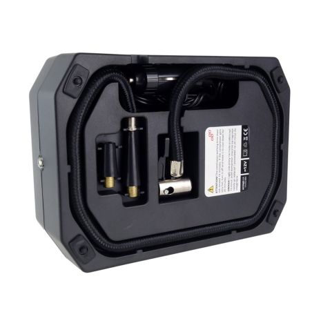 ΚΟΜΠΡΕΣΕΡ ΑΕΡΑ ΕΛΑΣΤΙΚΩΝ ΨΗΦΙΑΚΟ 12V 150psi 10bar ΜΕ LED ΦΑΚΟ ΚΑΙ ΚΑΛΩΔΙΟ 300cm  AMiO – 1 ΤΕΜ. Auto Moto Tyres 