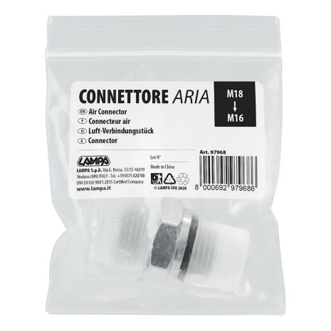 ΑΝΤΑΠΤΟΡΑΣ ΓΙΑ ΠΙΣΤΟΛΙ ΑΕΡΑ M18>M16 Auto Moto Tyres 