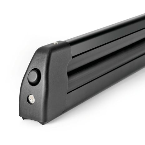 ΒΑΣΗ ΣΚΙ ΟΡΟΦΗΣ 4 ΖΕΥΓΑΡΙΑ ΣΚΙ/2 SNOWBOARD ΑΛΟΥΜΙΝΙΟΥ ΜΑΥΡΗ ΜΕ ΚΛΕΙΔΙ NORDIC-KING EVO NK-40 58cm Auto Moto Tyres 