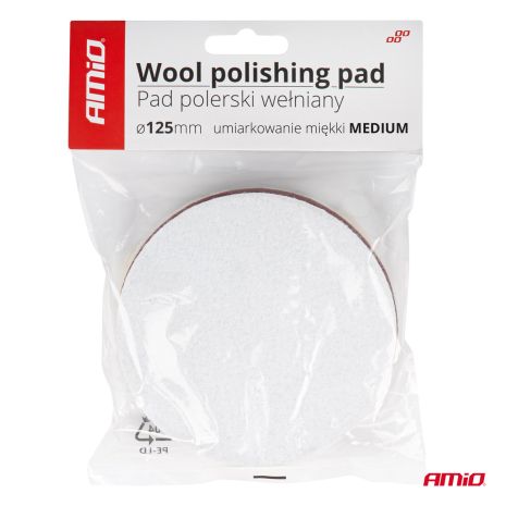 ΣΦΟΥΓΓΑΡΙ ΓΥΑΛΙΣΜΑΤΟΣ ΜΑΛΛΙΝΟ ΤΡΙΒΕΙΟΥ MEDIUM 125mm AMIO - 1 Τεμ. Auto Moto Tyres 
