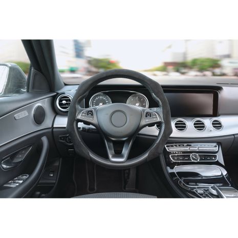ΗΜΙ-ΚΑΛΥΜΜΑ ΤΙΜΟΝΙΟΥ MICROFIBRE ΜΑΥΡΟ ΧΡΩΜΑ OVER GRIP LAMPA - 1 τεμ. Auto Moto Tyres 