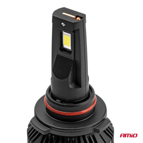 ΛΑΜΠΕΣ LED CAN-BUS HΒ4 9006 9>16V 90W 6.500K 9900lm (ΜΕ ΑΝΕΜΙΣΤΗΡΑΚΙ) X3 SERIES AMIO - 2 Τεμ. Auto Moto Tyres 