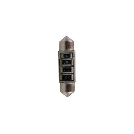 ΛΑΜΠΑΚΙΑ ΠΛΑΦΟΝΙΕΡΑΣ C5W 12V SV8.5 36mm 2xSMD5050 LED ΜΠΛΕ CAN-BUS M-TECH - 1 τεμ. Auto Moto Tyres 