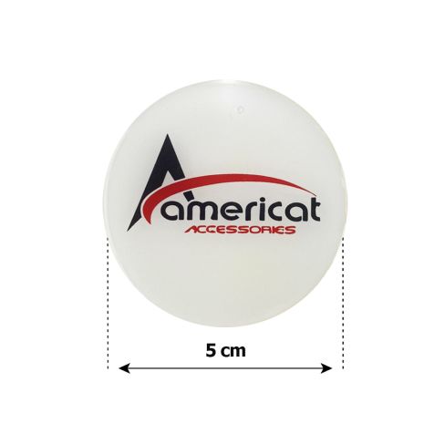 AMERICAT ΜΟΝΟΓΡΑΜΜΑ ΑΥΤΟΚΟΛΛΗΤΑ ΖΑΝΤΩΝ 5 cm ΛΕΥΚΟ/ΚΟΚΚΙΝΟ/ΜΑΥΡΟ ΣΜΑΛΤΟΥ - 4 ΤΕΜ. Auto Moto Tyres 