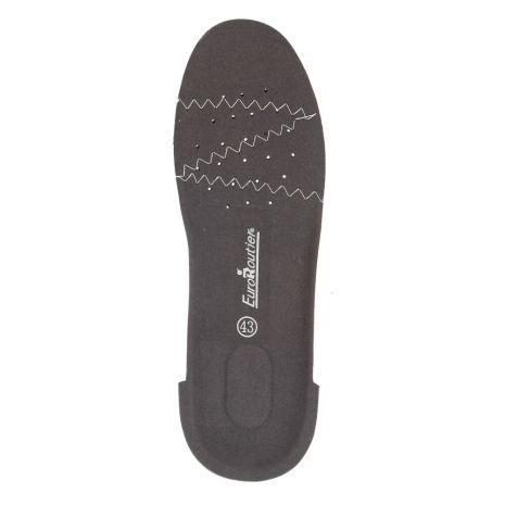 Πιστοποιημένα Παπούτσια Ασφαλείας Εργασίας σε στυλ Σαμπό Stingray από την Euroroutier σε μέγεθος EU43/UK9 σε Μαύρο, Γκρι Χρώμα με Κροκί Λεπτομέρειες και Λουράκι Αστραγάλου Auto Moto Tyres 