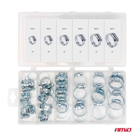 ΚΟΛΙΕΔΕΣ ΣΦΙΓΚΤΗΡΕΣ - ΔΙΑΦΟΡΑ ΜΕΓΕΘΗ ΑΤΣΑΛΙΝΟΙ AMIO - 34 τεμ. Auto Moto Tyres 