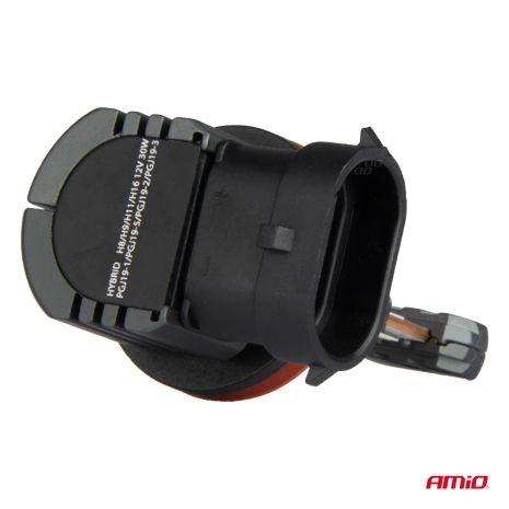 ΛΑΜΠΕΣ LED H8/Η9/Η11/Η16 12V 60W 6.000K 5.600lm +400% LED CAN-BUS HYBRID SERIES AMIO - 2 ΤΕΜ. Auto Moto Tyres 