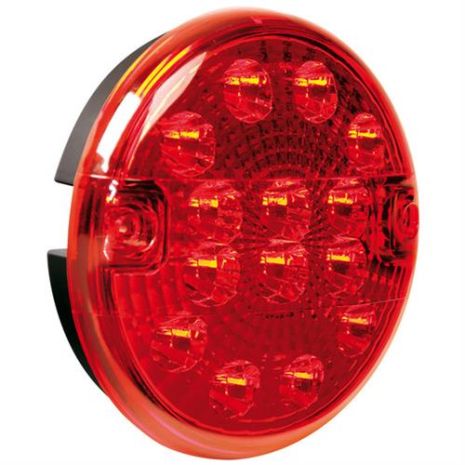 ΦΩΣ ΦΟΡΤΗΓΟΥ ΠΙΣΩ 12/24V 14LED ΚΟΚΚΙΝΟ ΣΤΡΟΓΓΥΛΟ 140mm 1ΤΕΜ. Auto Moto Tyres 