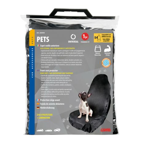 ΚΑΛΥΜΜΑ ΚΑΘΙΣΜΑΤΟΣ PETS ΦΟΡΕΤΟ ΑΔΙΑΒΡΟΧΟ ΜΑΥΡΟ 1ΤΕΜ. Auto Moto Tyres 