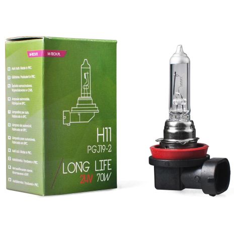 H11 24V 70W PGJ19-2 POWERTEC LONG LIFE ΑΛΟΓΟΝΟΥ 1ΤΕΜ. ΚΟΥΤΙ M-TECH Auto Moto Tyres 