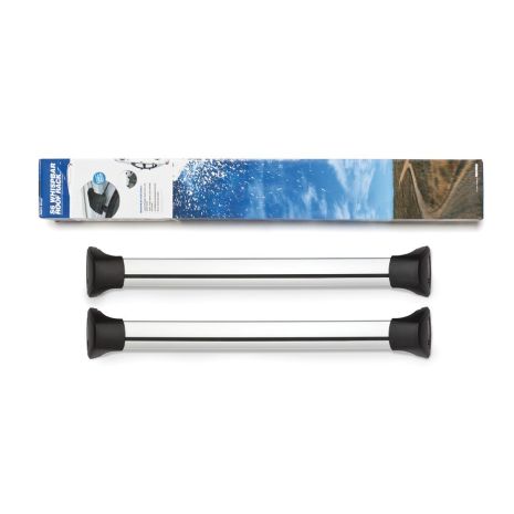 ΜΠΑΡΕΣ ΟΡΟΦΗΣ ΑΝΟΔΙΩΜΕΝΟΥ ΑΛΟΥΜΙΝΙΟΥ FLUSH BAR STANDARD YAKIMA 95 cm (ΑΣΗΜΙ ΧΡΩΜΑ/ΜΕ ΚΛΕΙΔΑΡΙΕΣ) ΓΙΑ ΟΛΕΣ ΤΙΣ ΟΡΟΦΕΣ - 2 ΤΕΜ. Auto Moto Tyres 