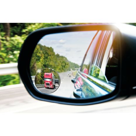 ΚΑΘΡΕΠΤΗΣ ΠΡΟΣΘΕΤΟΣ TOTAL-VIEW ΣΤΡΟΓΓΥΛΟΣ 50mm 2 ΧΡΗΣΕΩΝ ΜΕ ΑΥΤΟΚΟΛΛΗΤΗ ΤΑΙΝΙΑ 3M 2ΤΕΜ. Auto Moto Tyres 