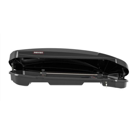 ΜΠΑΓΚΑΖΙΕΡΑ ΟΡΟΦΗΣ SATELLITE 550 DUO BLACK MΕ ΔΙΠΛΟ ΑΝΟΙΓΜΑ ΣΕ ΜΑΥΡΟ ΧΡΩΜΑ ΜΕ ΓΥΑΛΙΣΤΕΡΗ ΥΦΗ MENABO - 1 ΤΕΜ. Auto Moto Tyres 