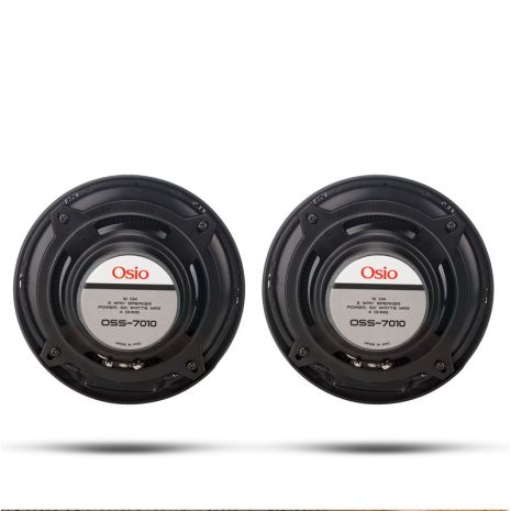 ΗΧΕΙΑ 2 ΔΡΟΜΩΝ 4inc 100mm ΣΤΡΟΓΓΥΛΑ 100W 86dB OSIO - 2 ΤΕΜ. Auto Moto Tyres 