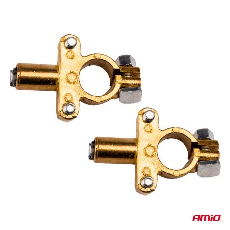 ΠΟΛΟΙ ΜΠΑΤΑΡΙΑΣ / ΑΚΡΟΔΕΚΤΕΣ ΟΡΕΙΧΑΛΚΟΥ 12V 800A AMIO - 2 τεμ. Auto Moto Tyres 