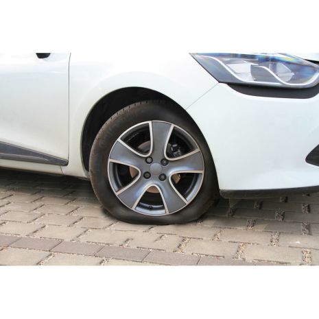 ΚΟΜΠΡΕΣΕΡ ΑΕΡΑ ΕΛΑΣΤΙΚΩΝ 12V 450ml ΜΕ ΥΓΡΟ ΕΠΙΣΚΕΥΗΣ 450ml ΜΑΝΟΜΕΤΡΟ ΚΑΙ ΜΕΤΡΗΤΗ ΠΙΕΣΗΣ (ΧΡΟΝΟΣ 7min) Auto Moto Tyres 