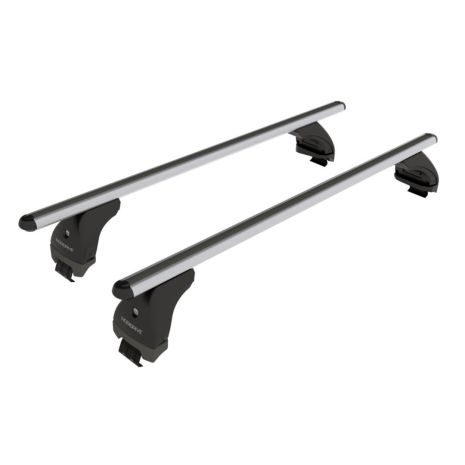 KIT ΜΕ ΜΠΑΡΕΣ ΟΡΟΦΗΣ ΓΙΑ SKODA RAPID SPACEBACK 5D 2013> ΑΛΟΥΜΙΝΙΟΥ & ΜΠΑΓΚΑΖΙΕΡΑ BOX 430 LT (ΛΕΥΚΗ-ΑΣΠΡΗ/ΓΥΑΛΙΣΤΕΡΗ) NORDRIVE Auto Moto Tyres 