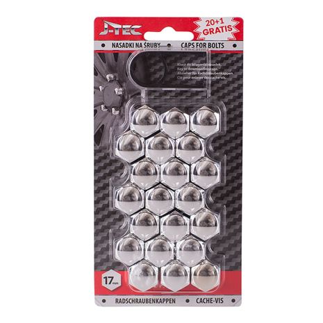 ΚΑΠΑΚΙΑ ΜΠΟΥΛΟΝΙΩΝ 17mm ΧΡΩΜΙΟ AMiO - 21 ΤΕΜ. Auto Moto Tyres 