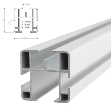 ΚΙΤ ΜΠΑΡΕΣ ΓΙΑ IVECO DAILY L1/L2/L3+H1/H2 2000-2014 ΜΕ ΕΠΑΓΓΕΛΜΑΤΙΚΕΣ ΜΠΑΡΕΣ ΑΛΟΥΜΙΝΙΟΥ MENABO (8450/MB X 3 - FIX601FP X 3) Auto Moto Tyres 