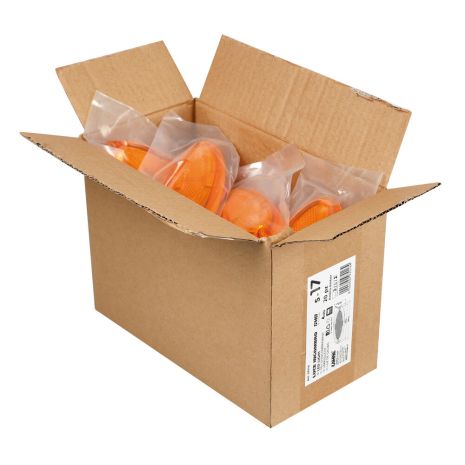 ΚΑΠΑΚΙΑ ΑΝΤΑΛΛΑΚΤΙΚΑ ΓΙΑ ΦΩΤΑ ΟΓΚΟΥ 4LED ΠΟΡΤΟΚΑΛΙ SMD 12/24V 124mm LAMPA - 20ΤΕΜ. Auto Moto Tyres 